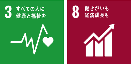 SDGs 3,8