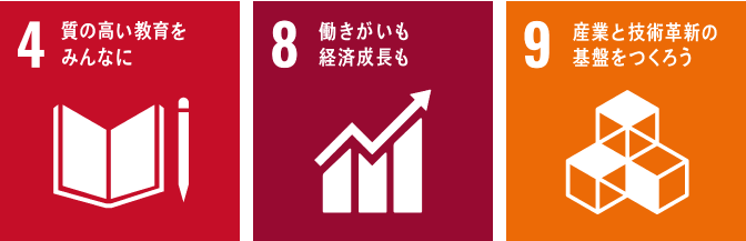 SDGs 4,8,9