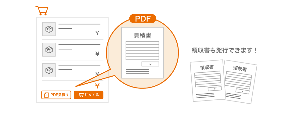 見積・領収書発行