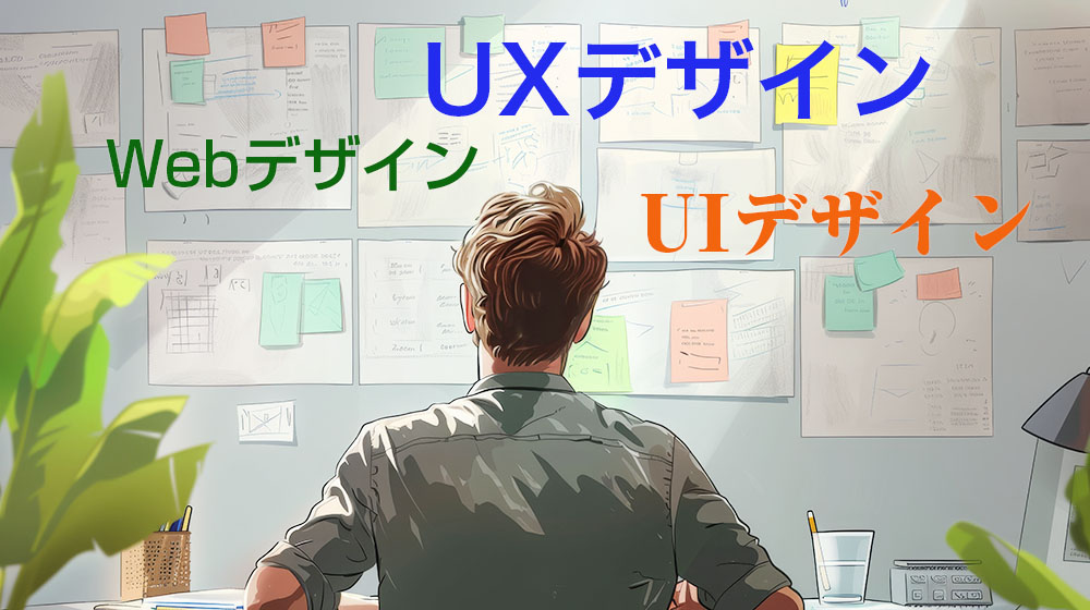 WebデザインとUXデザインの違いイメージ